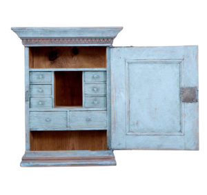 Decorative Small 19th Century Swedish Pine Wall Cupboard — thumbnail 5