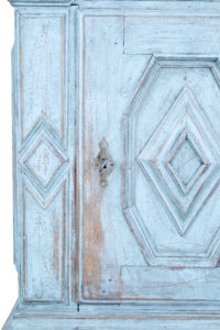 Swedish Painted 19th Century Oak Wall Cabinet — thumbnail 3