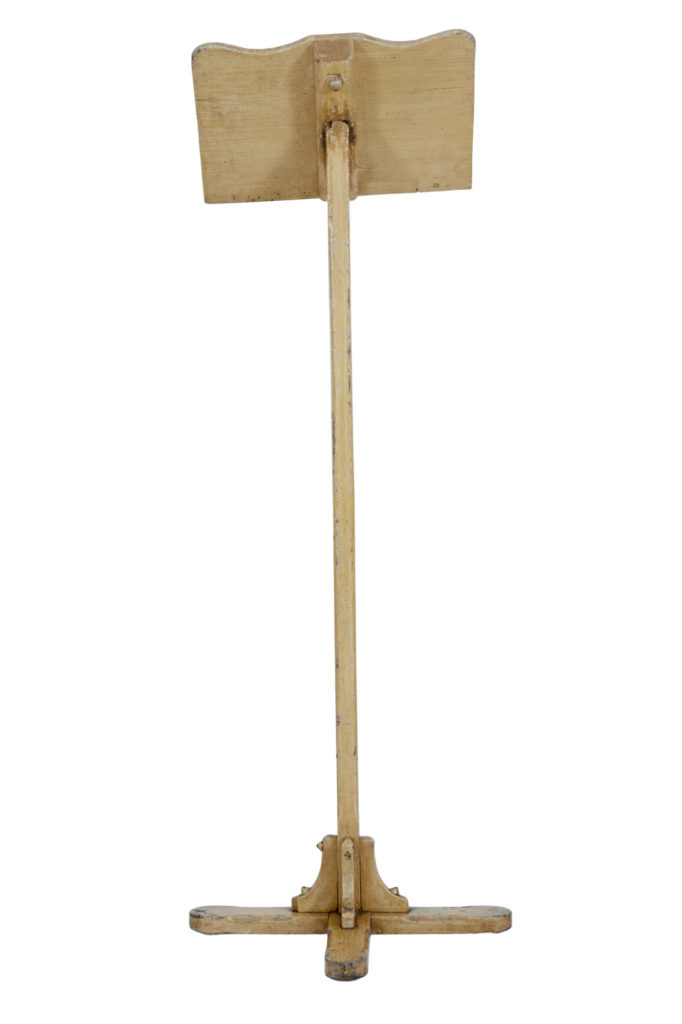 19th Century Painted Oak and Pine Lectern Stand — image 4