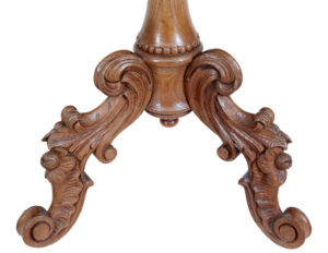 19th Century Swedish Elm Shaped Occasional Table — thumbnail 2