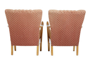 Pair of Mid 20th Century Swedish Birch Armchairs — thumbnail 5