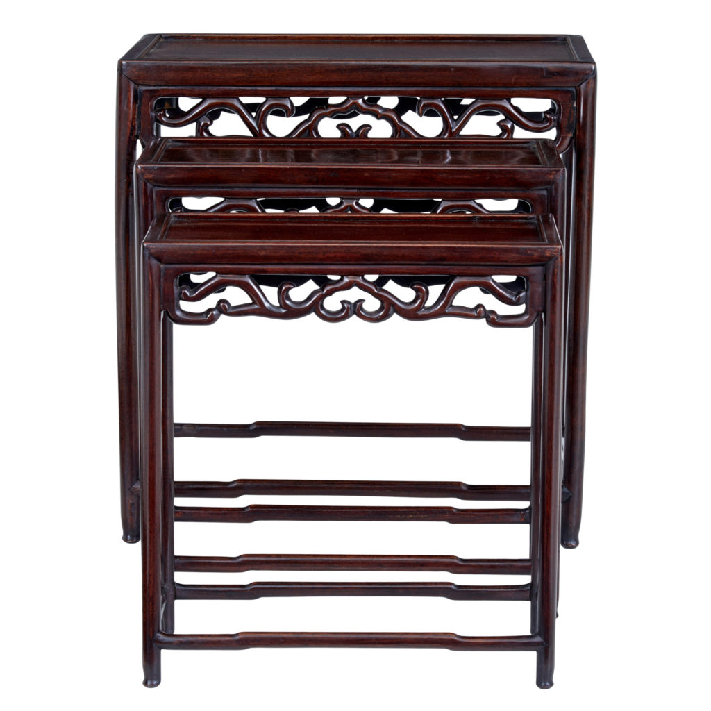 Late 19th Century Oriental Nest of Tables — image 6