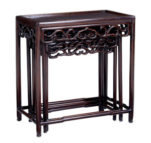 Late 19th Century Oriental Nest of Tables — thumbnail 1