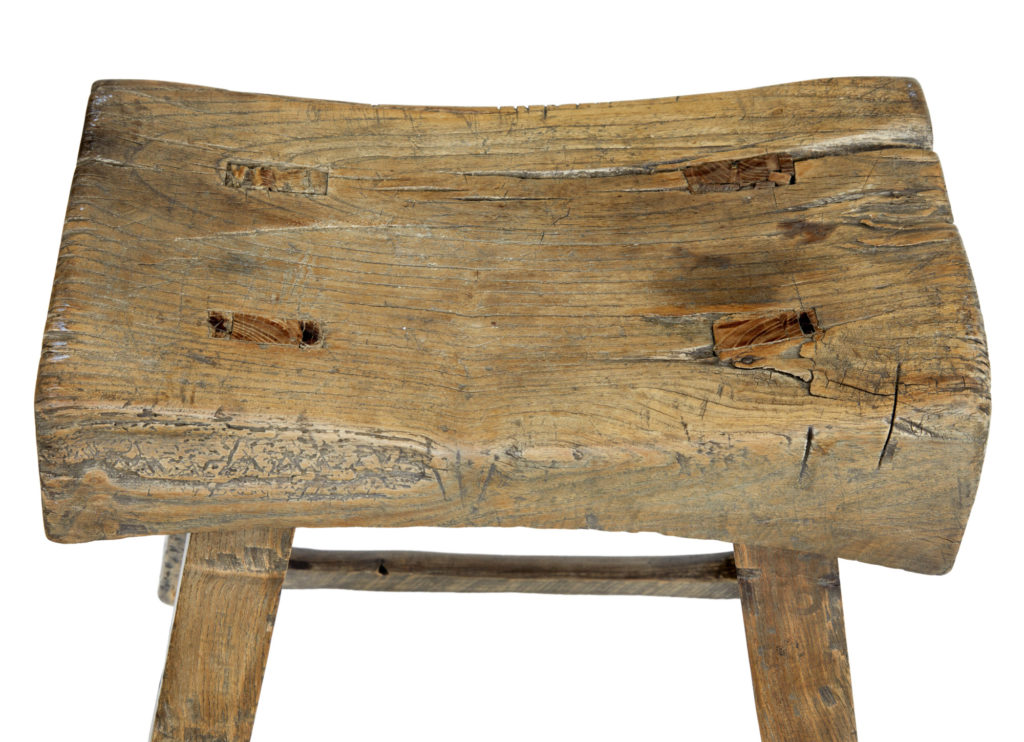 19th Century Chinese Qing Hardwood Stool — image 2
