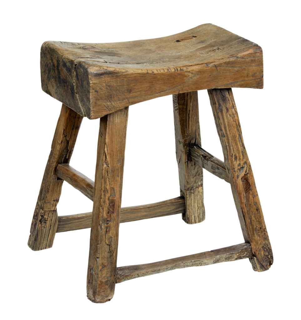 19th Century Chinese Qing Hardwood Stool — image 1
