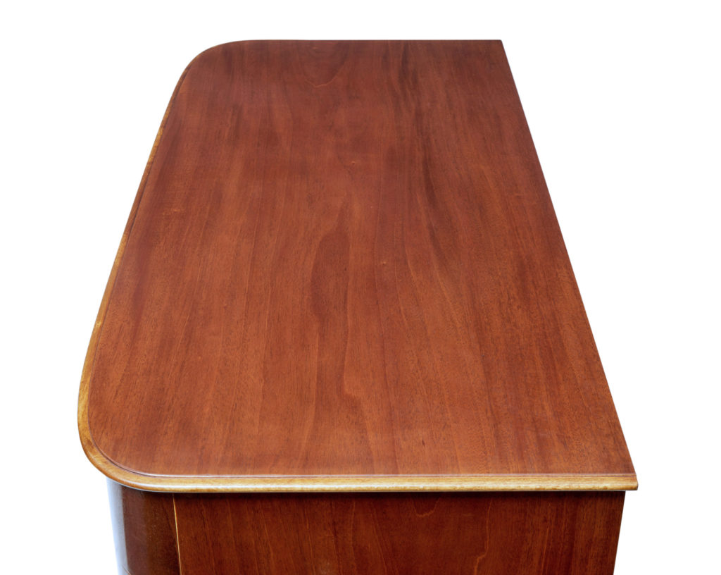 Mid 20th Century Mahogany Chest of Drawers by Svensk Mobelindustri — image 2