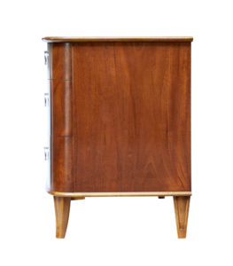 Mid 20th Century Mahogany Chest of Drawers by Svensk Mobelindustri — thumbnail 3