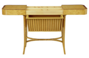 20th Century 1950’s Swedish Birch Sewing Work Table by Bodafors — thumbnail 5
