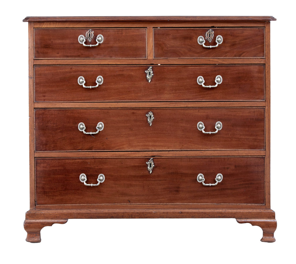 Mid 19th Century Mahogany Chest of Drawers — image 7