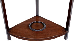 Pair of 19th Century Georgian Influenced Mahogany Washstands — thumbnail 4