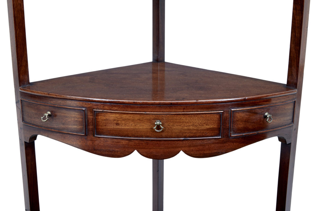 Pair of 19th Century Georgian Influenced Mahogany Washstands — image 3