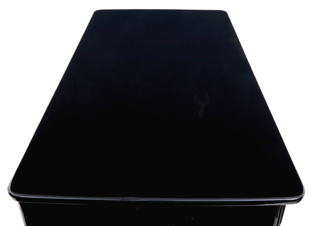 Mid 20th Century Black Lacquered Desk by Atvidabergs — image 3