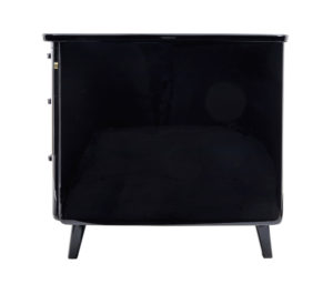 Mid 20th Century Black Lacquered Desk by Atvidabergs — thumbnail 5