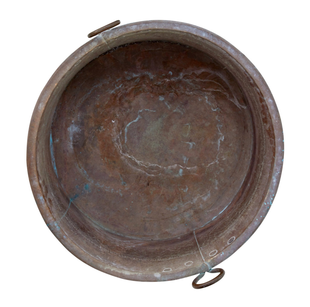 Large 19th Century Copper Cooking Vessel — image 2