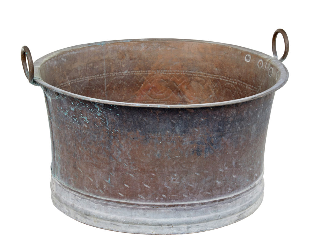 Large 19th Century Copper Cooking Vessel — image 4