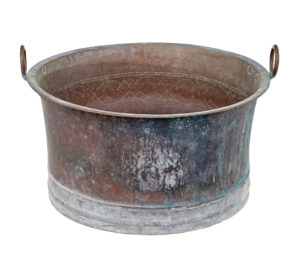 Large 19th Century Copper Cooking Vessel — thumbnail 1