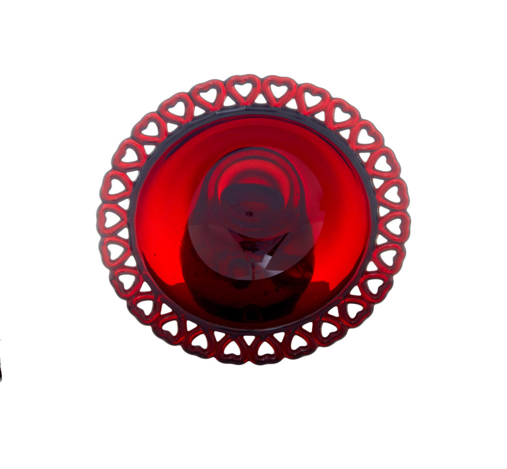 4 Pieces of 1950’s Scandinavian Red Art Glass by Monica Bratt — image 3