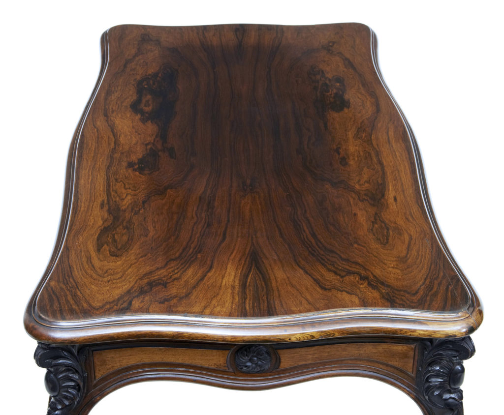 19th Century Carved Palisander Low Occasional Table — image 2