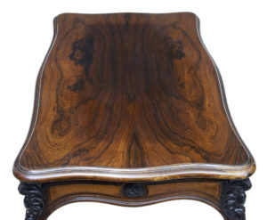 19th Century Carved Palisander Low Occasional Table — thumbnail 2