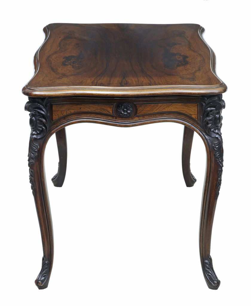 19th Century Carved Palisander Low Occasional Table — image 3