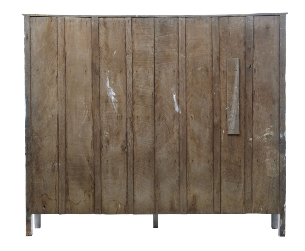 19th Century Painted Rustic Swedish Glazed Cabinet Vitrine — image 2