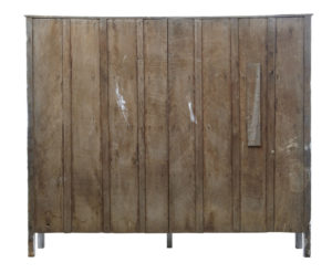 19th Century Painted Rustic Swedish Glazed Cabinet Vitrine — thumbnail 2