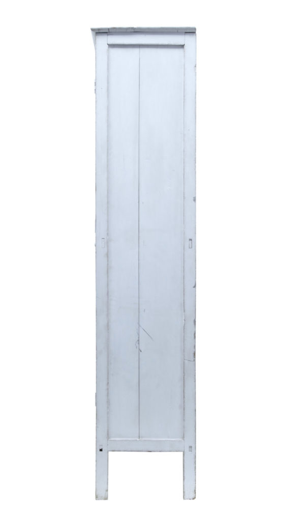 19th Century Painted Rustic Swedish Glazed Cabinet Vitrine — image 3