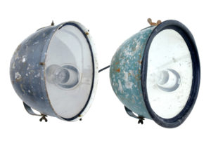 Near Pair of 1920’s Large Industrial Lights — thumbnail 1