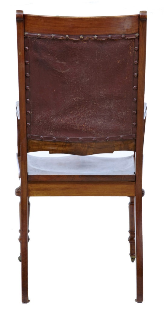 19th Century Arts &Amp; Crafts Mahogany Desk Chair — image 3