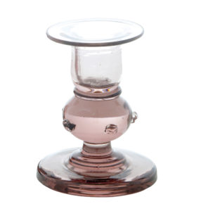 Pair of 1950’s Glass Candlesticks and Vase by Monica Bratt — thumbnail 2