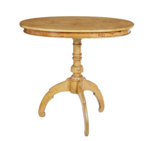 Late 19th Century Oval Birch Occasional Table — thumbnail 1