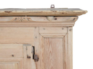Large 18th Century Swedish Pine Wall Cupboard — thumbnail 5