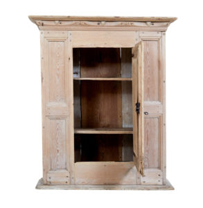 Large 18th Century Swedish Pine Wall Cupboard — thumbnail 9