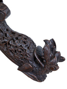 19th Century Carved Anglo Indian Padouk Tilt Top Table — thumbnail 2