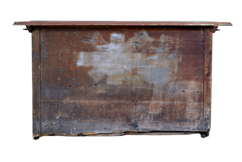 Early 19th Century Swedish Painted Pine Kitchen Cupboard — image 6