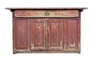 Early 19th Century Swedish Painted Pine Kitchen Cupboard — thumbnail 10