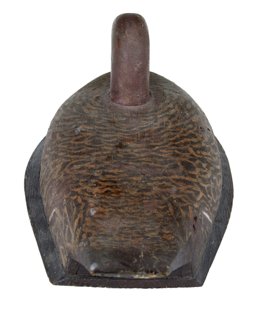 Early 20th Century Solid Wood Hand Painted Decoy Duck — image 3