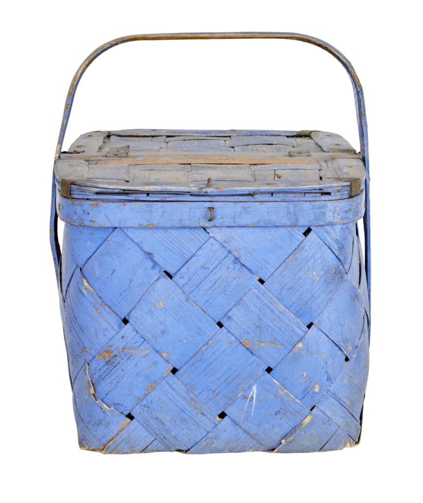 Late 19th Century Painted Swedish Fruit Basket — image 4