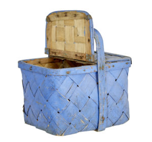 Late 19th Century Painted Swedish Fruit Basket — thumbnail 6
