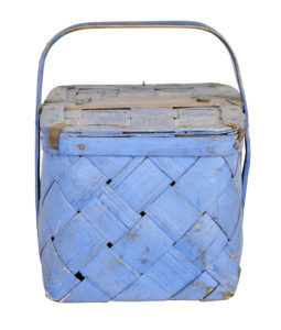 Late 19th Century Painted Swedish Fruit Basket — thumbnail 5