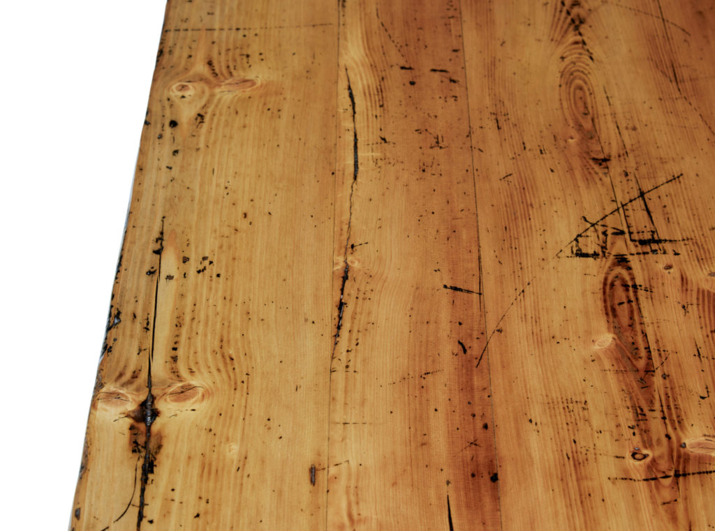 19th Century Spanish Small Pine Dining Table — image 3