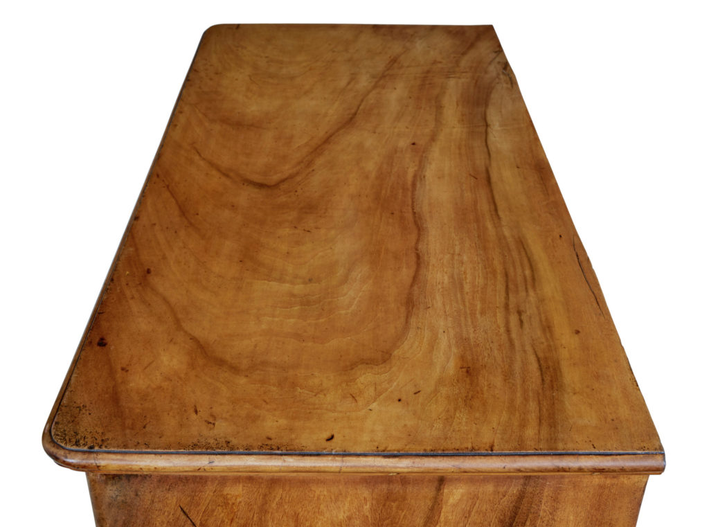 19th Century Camphor Campaign Chest of Drawers Writing Slope — image 2