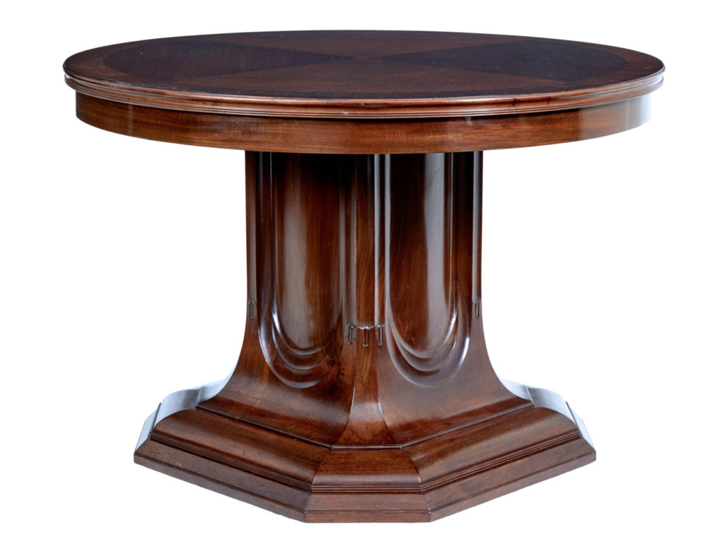 19th Century Carved Mahogany Center Table — image 5