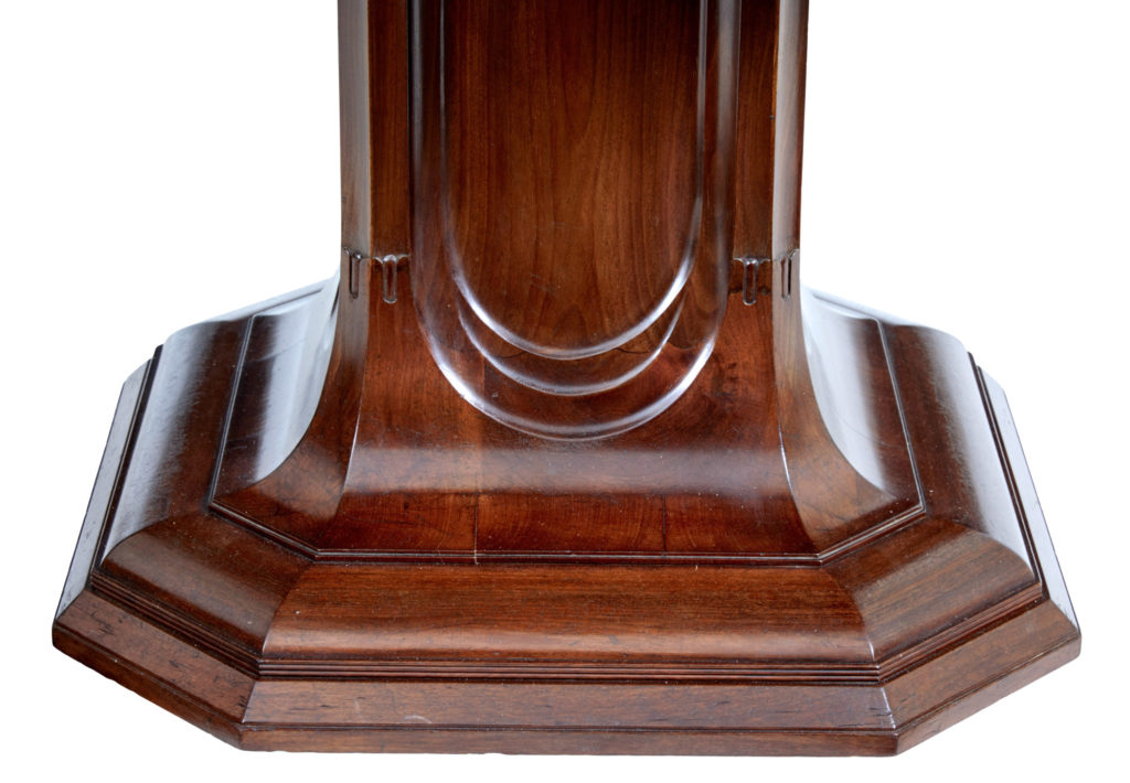 19th Century Carved Mahogany Center Table — image 4
