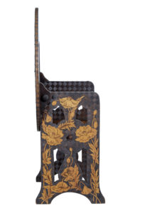 Early 20th Century American Arts &Amp; Crafts Metamorphic Poker Work Table — thumbnail 3