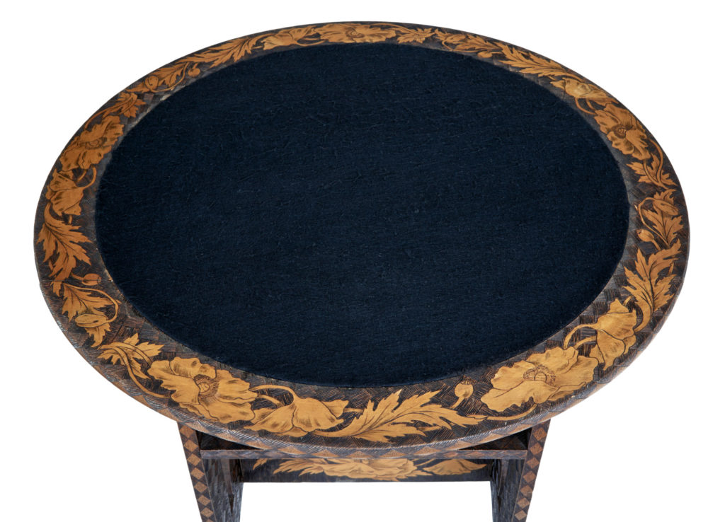 Early 20th Century American Arts &Amp; Crafts Metamorphic Poker Work Table — image 8