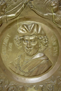 Pair of 19th Century Decorative French Brass Wall Plaques — thumbnail 3