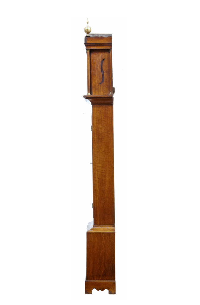 18th Century Oak Longcase Clock by James Draycot Wells — image 2