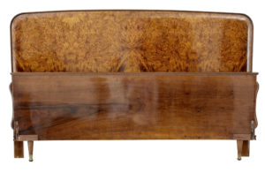 20th Century 1950’s Italian Walnut and Mahogany Bedroom Suite — thumbnail 2