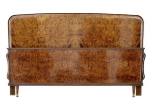 20th Century 1950’s Italian Walnut and Mahogany Bedroom Suite — thumbnail 3